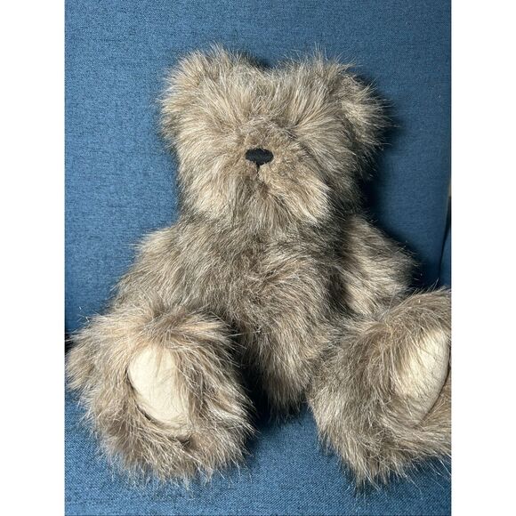 Retired  Mr. Fuzzball Boyds Bear  Heirloom Collection Clean Genuine Boyds 18” - Picture 1 of 6